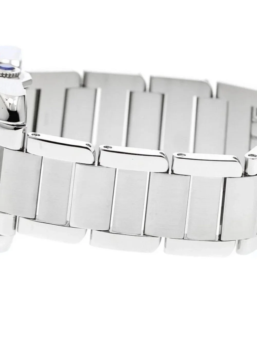 CARTIER Tank Anglaise LM W5310009 Date Silver Dial Automatic Men's Watch_960415